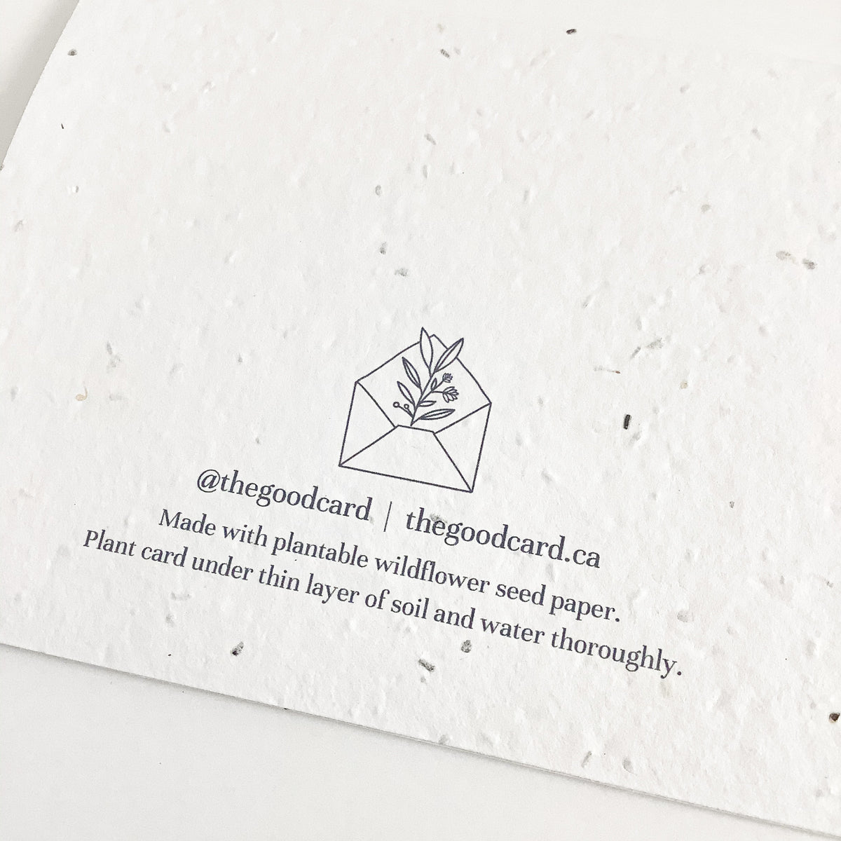 cards with seeds to plant Cursive Congrats