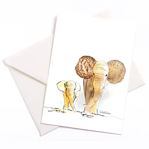 Baby Elephant Greeting Card