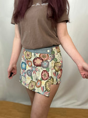 Floral Wrap Skort