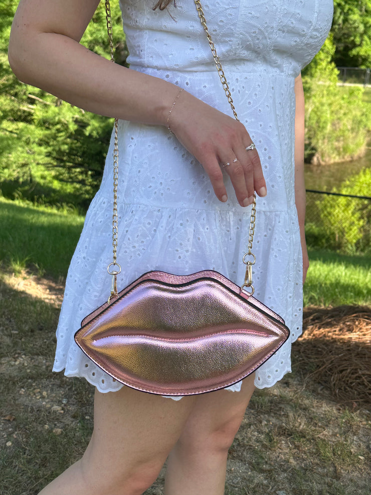 Pink Lips Purse