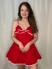 Red Minidress