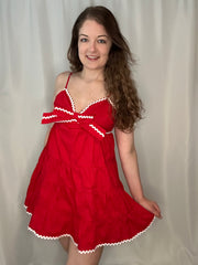 Red Minidress