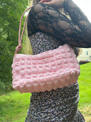 Puffy Pleated Purse