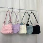 Puffy Pleated Purse