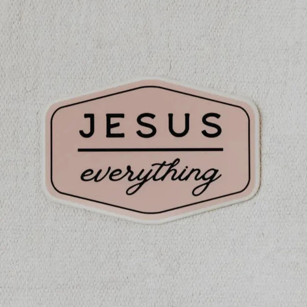 Jesus Over Everything Sticker