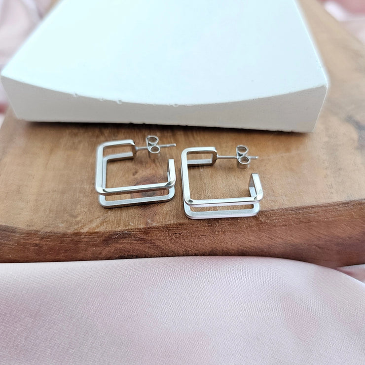 Luxe Silver Earrings