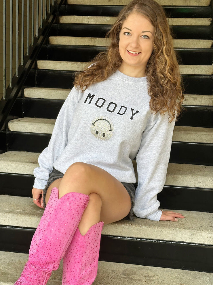 Bedazzled Moody Crewneck