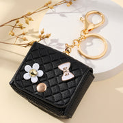 Black Designer Bag Purse Charm