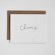 Cursive Cheers - Plantable Greeting Card - April Layne Boutique