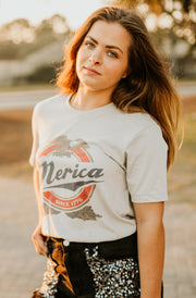 'Merica Beer Logo Tee - April Layne Boutique
