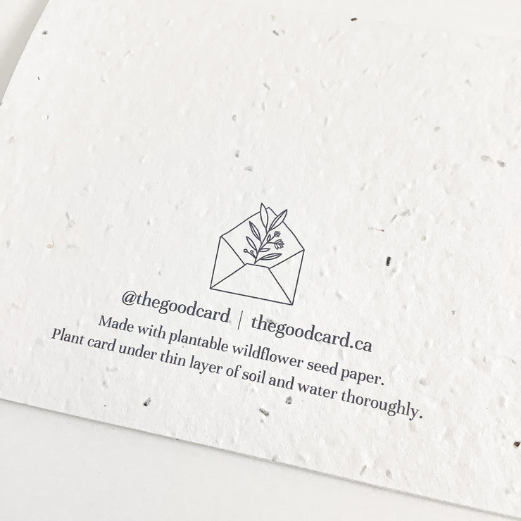 Floral Design - Plantable Greeting Card - April Layne Boutique