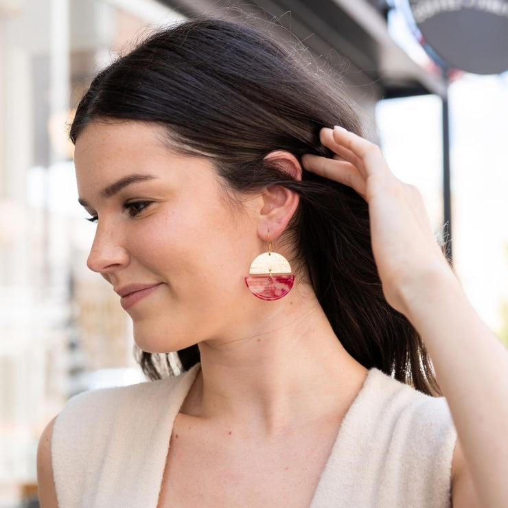 Rose Violet Earrings - April Layne Boutique